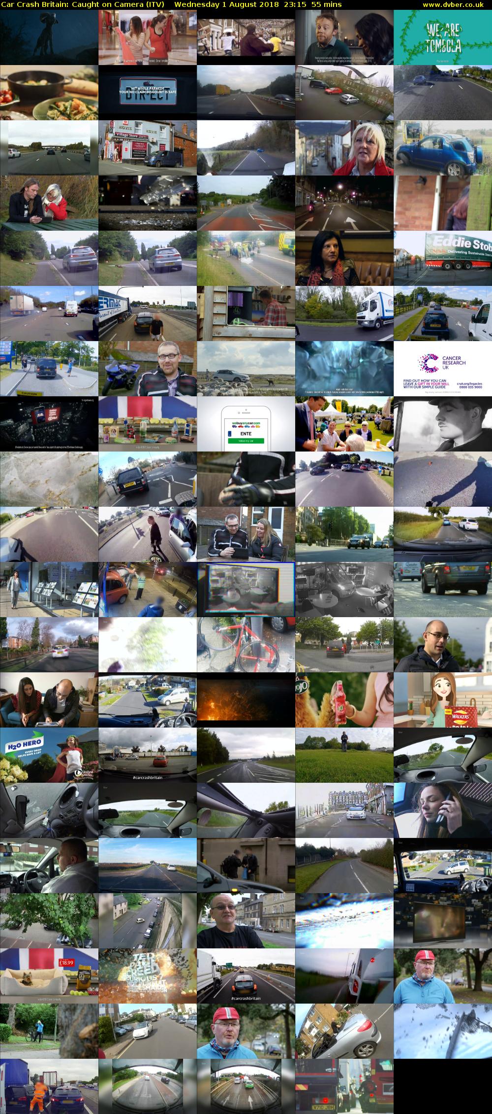 Car Crash Britain: Caught on Camera (ITV) Wednesday 1 August 2018 23:15 - 00:10