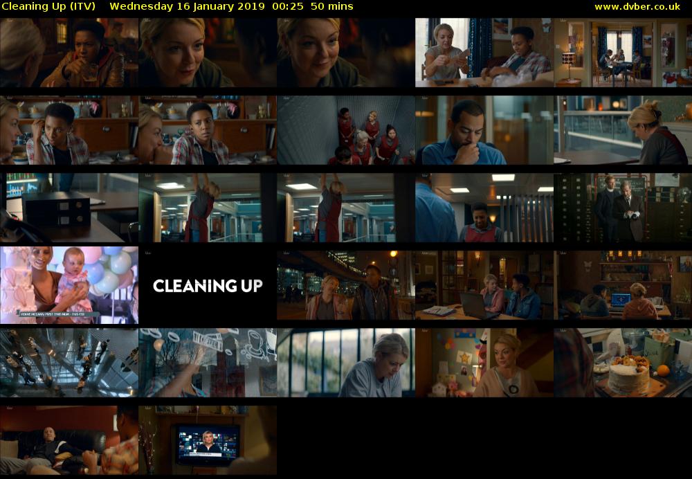 Cleaning Up (ITV) Wednesday 16 January 2019 00:25 - 01:15