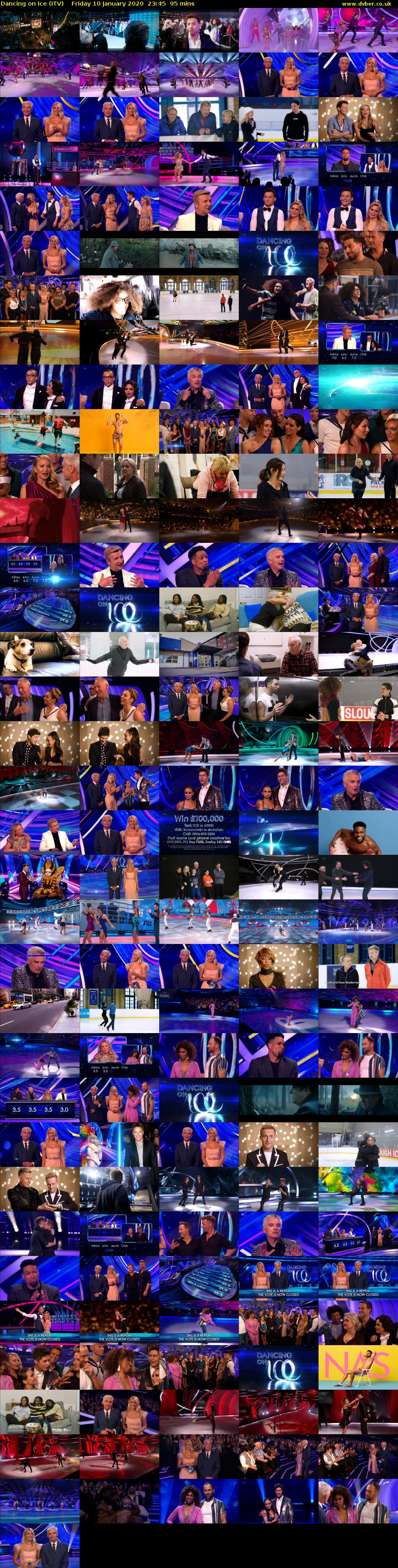 Dancing on Ice (ITV) Friday 10 January 2020 23:45 - 01:20