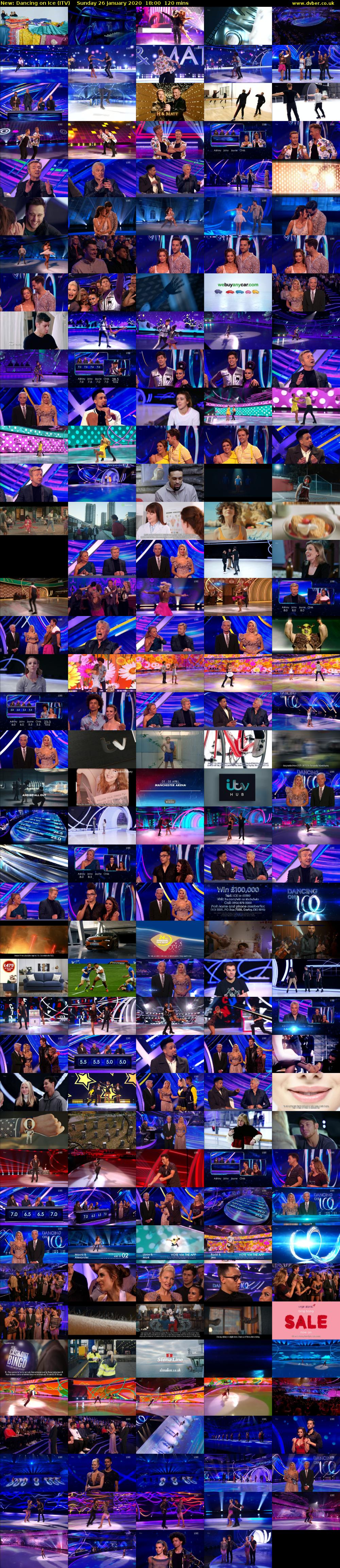 Dancing on Ice (ITV) Sunday 26 January 2020 18:00 - 20:00