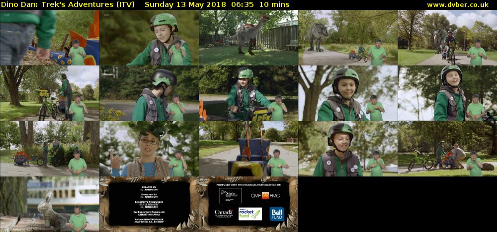 Dino Dan: Trek's Adventures (ITV) Sunday 13 May 2018 06:35 - 06:45