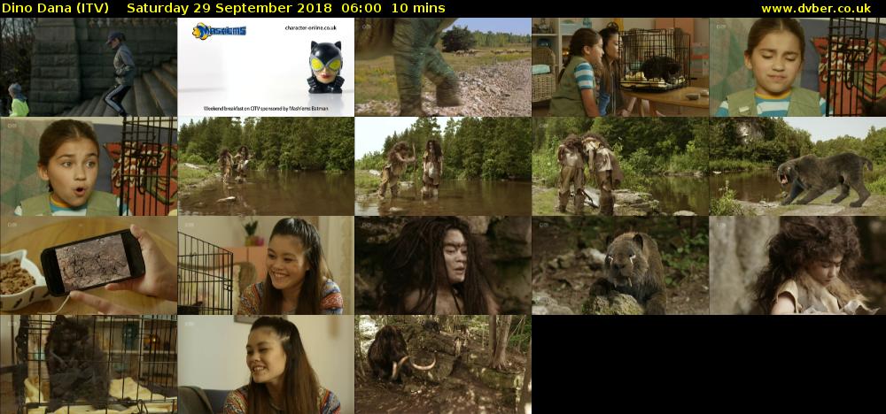 Dino Dana (ITV) Saturday 29 September 2018 06:00 - 06:10