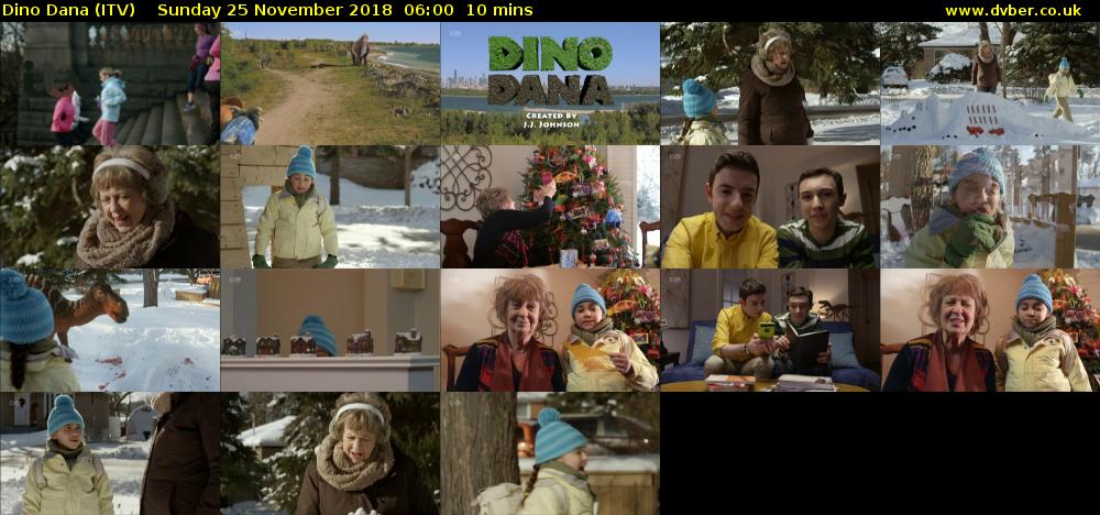 Dino Dana (ITV) Sunday 25 November 2018 06:00 - 06:10