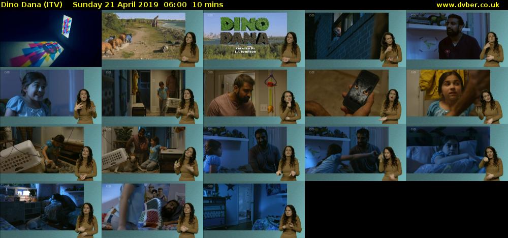 Dino Dana (ITV) Sunday 21 April 2019 06:00 - 06:10