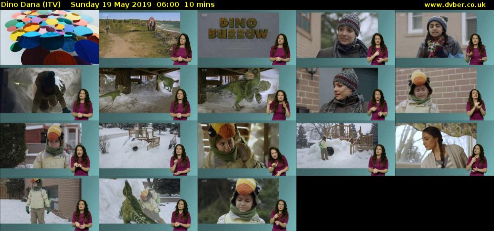 Dino Dana (ITV) Sunday 19 May 2019 06:00 - 06:10