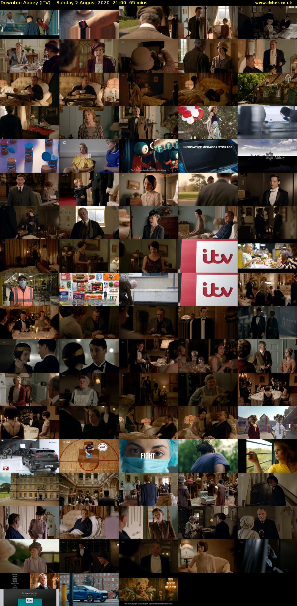 Downton Abbey (ITV) Sunday 2 August 2020 21:00 - 22:05