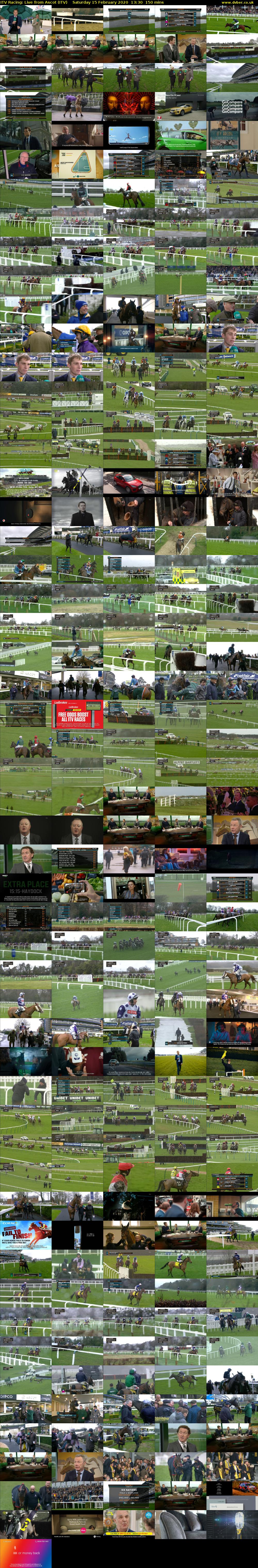 ITV Racing: Live from Ascot (ITV) Saturday 15 February 2020 13:30 - 16:00