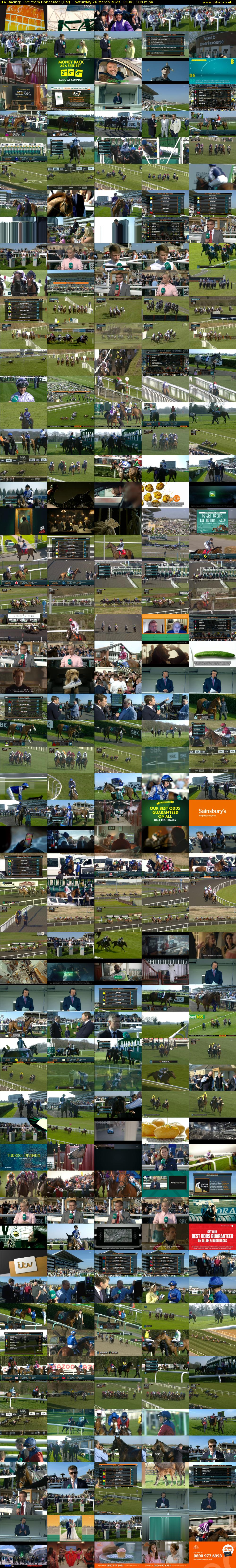 ITV Racing: Live from Doncaster (ITV) Saturday 26 March 2022 13:00 - 16:00