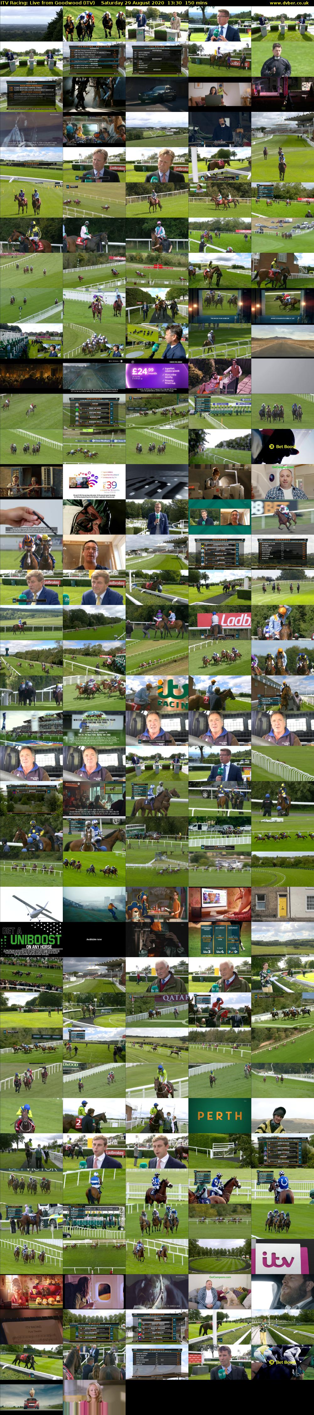 ITV Racing: Live from Goodwood (ITV) Saturday 29 August 2020 13:30 - 16:00