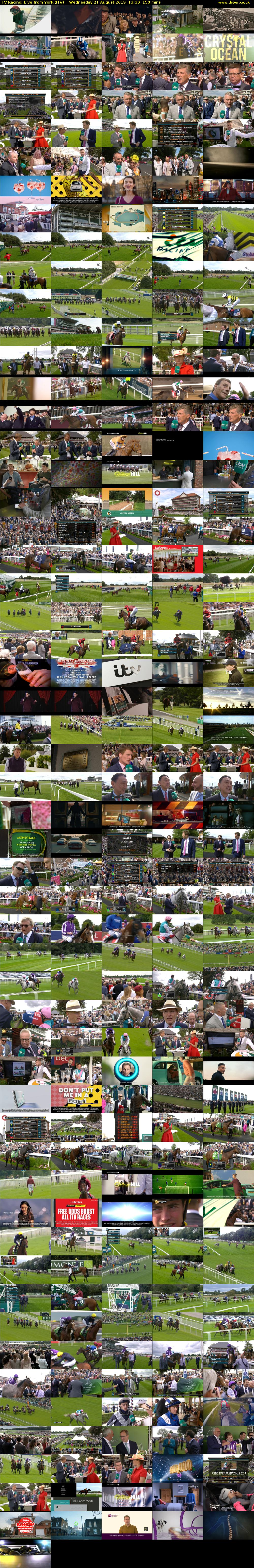 ITV Racing: Live from York (ITV) Wednesday 21 August 2019 13:30 - 16:00
