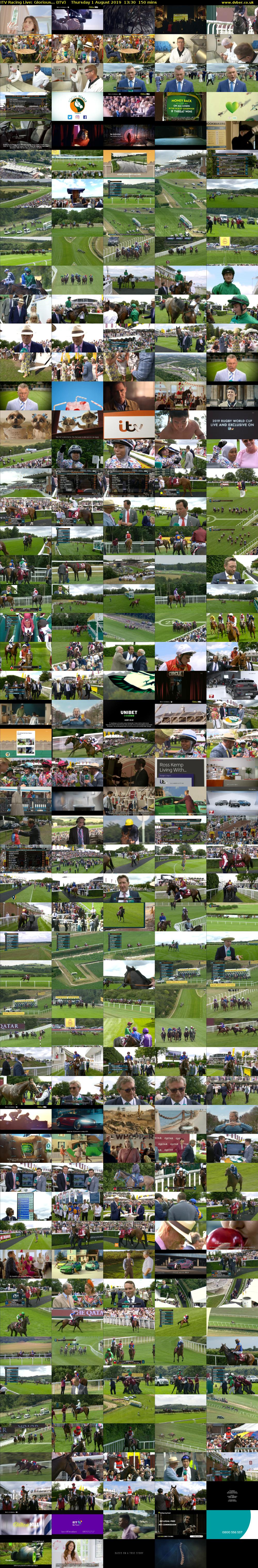 ITV Racing Live: Glorious... (ITV) Thursday 1 August 2019 13:30 - 16:00
