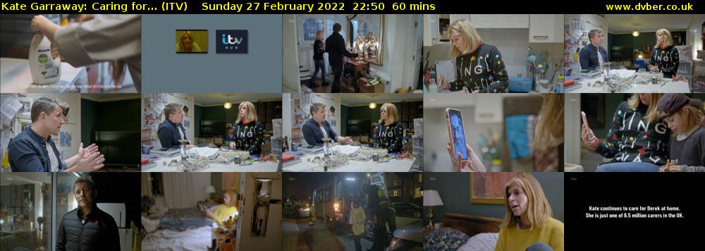 Kate Garraway: Caring for... (ITV) Sunday 27 February 2022 22:50 - 23:50