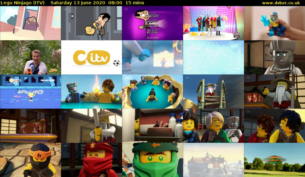 Lego Ninjago (ITV) Saturday 13 June 2020 08:00 - 08:15