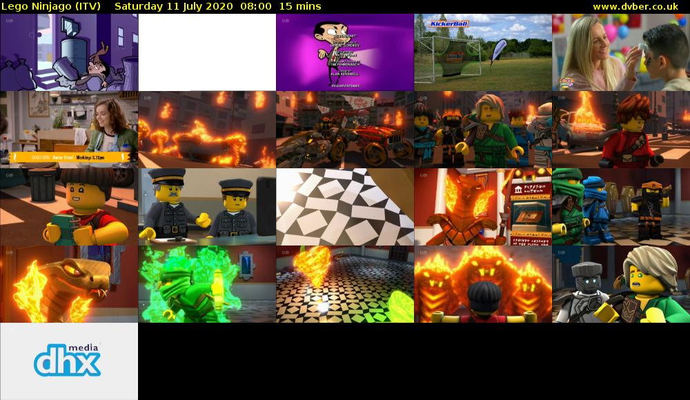 Lego Ninjago (ITV) Saturday 11 July 2020 08:00 - 08:15