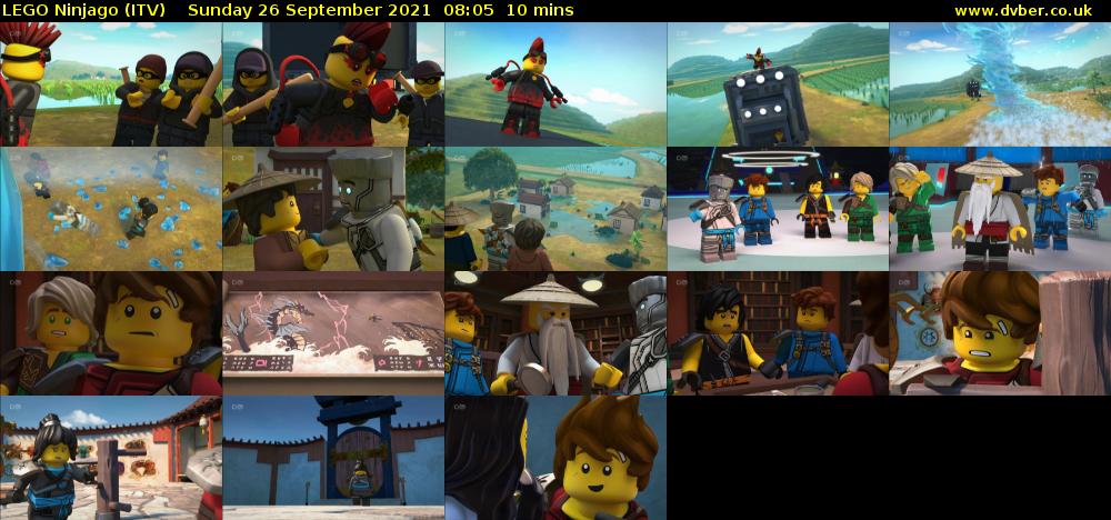 Lego Ninjago (ITV) Sunday 26 September 2021 08:05 - 08:15