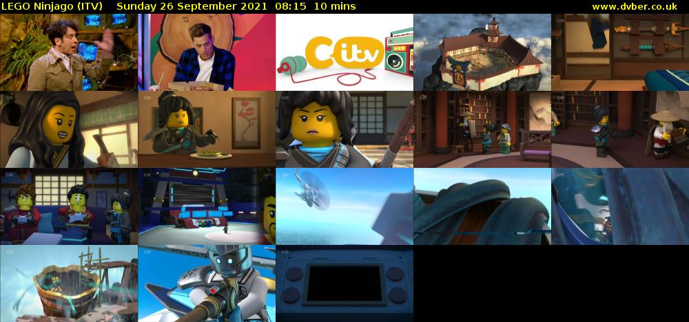 Lego Ninjago (ITV) Sunday 26 September 2021 08:15 - 08:25