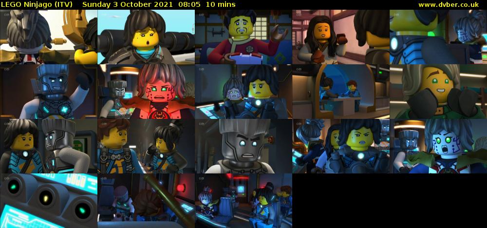 Lego Ninjago (ITV) Sunday 3 October 2021 08:05 - 08:15