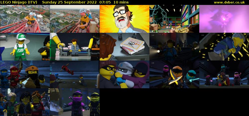 Lego Ninjago (ITV) Sunday 25 September 2022 07:05 - 07:15