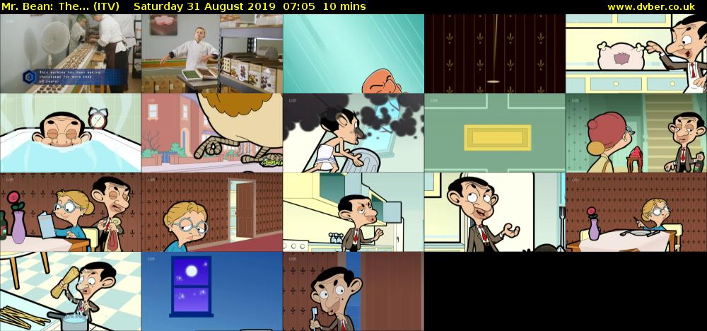 Mr. Bean: The... (ITV) Saturday 31 August 2019 07:05 - 07:15