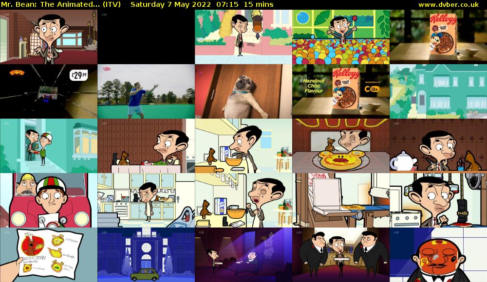 Mr. Bean: The Animated... (ITV) Saturday 7 May 2022 07:15 - 07:30