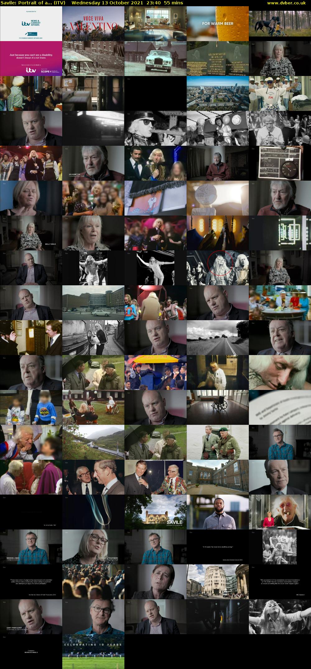 Savile: Portrait of a... (ITV) Wednesday 13 October 2021 23:40 - 00:35