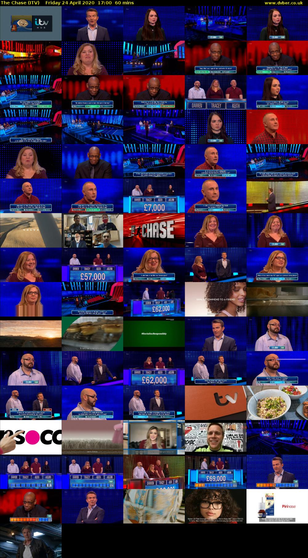 The Chase (ITV) Friday 24 April 2020 17:00 - 18:00