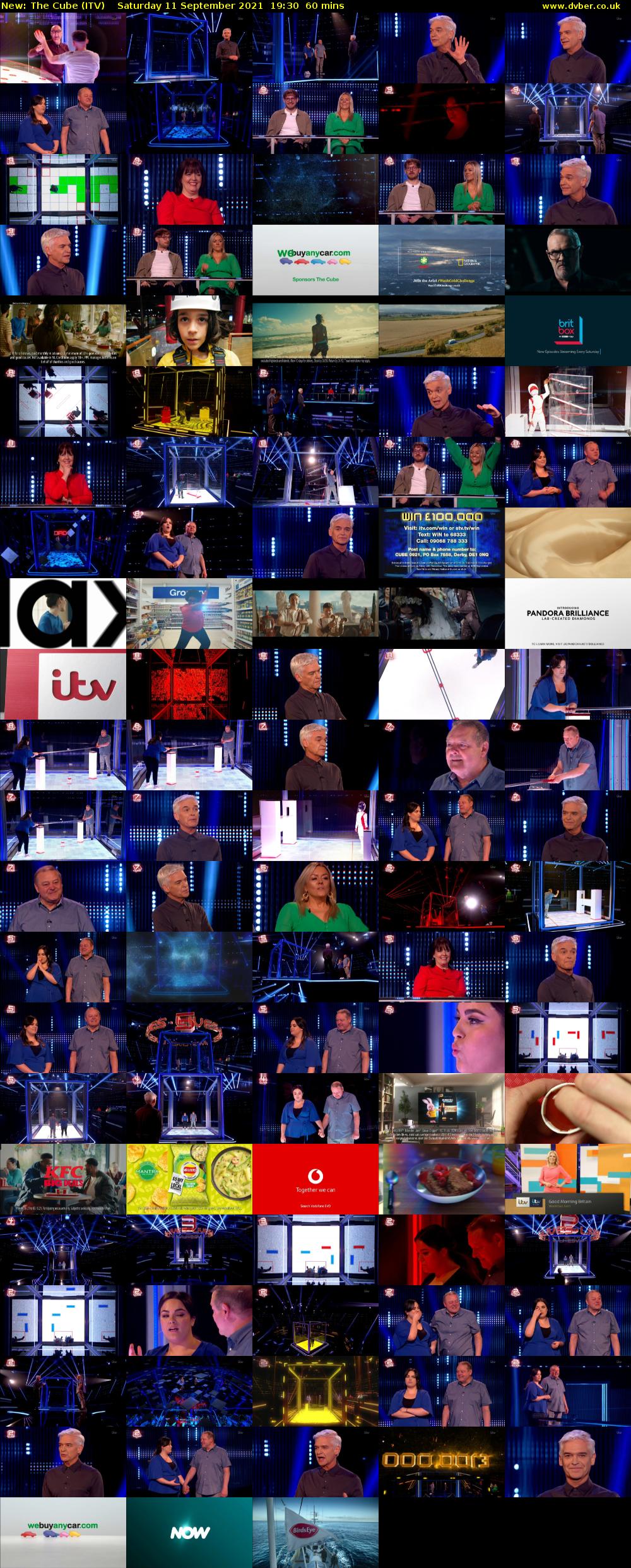The Cube (ITV) Saturday 11 September 2021 19:30 - 20:30