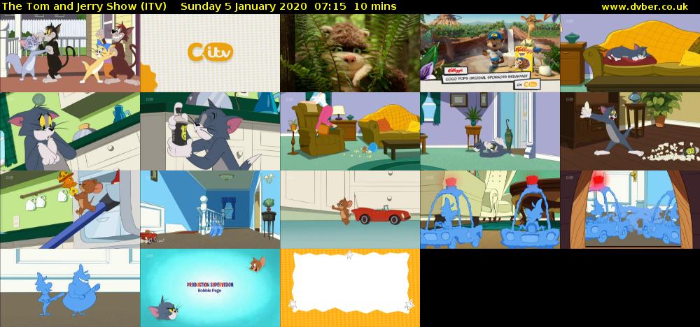 The Tom and Jerry Show (ITV) Sunday 5 January 2020 07:15 - 07:25