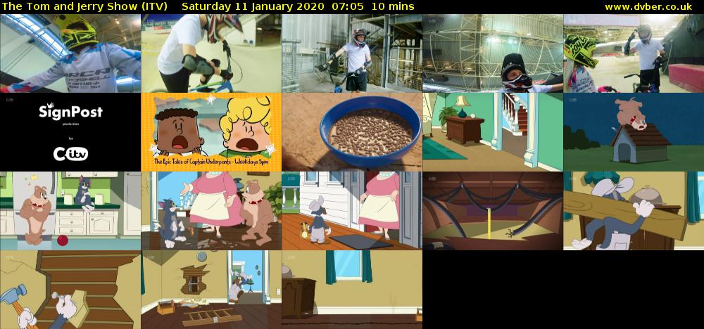 The Tom and Jerry Show (ITV) Saturday 11 January 2020 07:05 - 07:15
