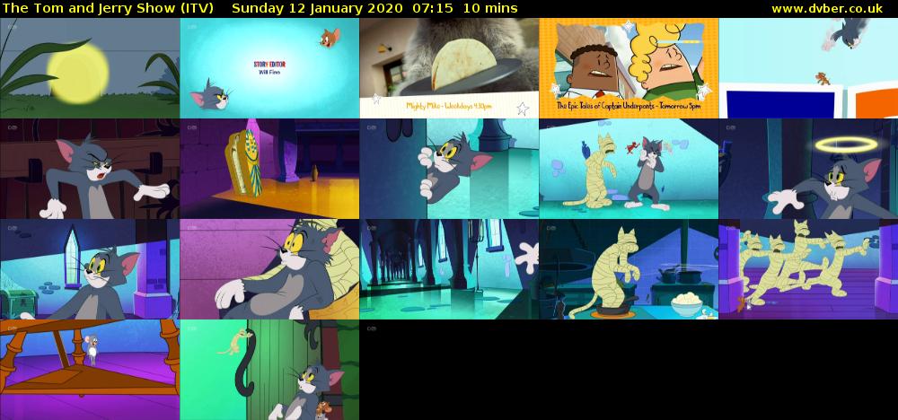 The Tom and Jerry Show (ITV) Sunday 12 January 2020 07:15 - 07:25