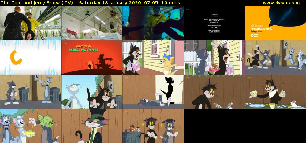 The Tom and Jerry Show (ITV) Saturday 18 January 2020 07:05 - 07:15