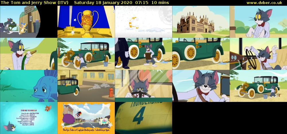The Tom and Jerry Show (ITV) Saturday 18 January 2020 07:15 - 07:25