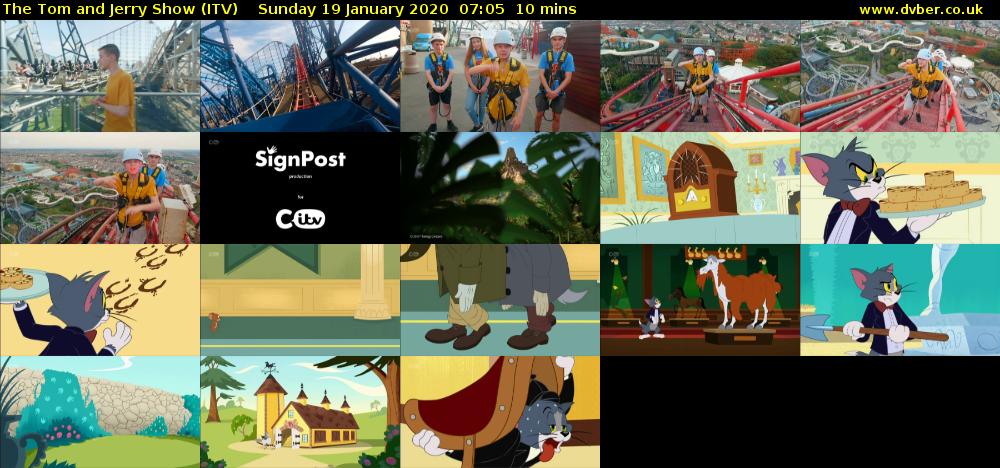 The Tom and Jerry Show (ITV) Sunday 19 January 2020 07:05 - 07:15