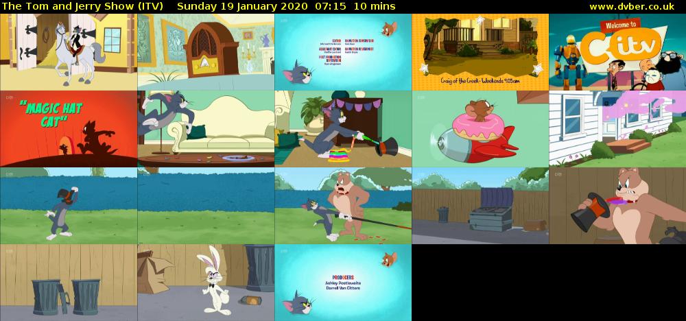 The Tom and Jerry Show (ITV) Sunday 19 January 2020 07:15 - 07:25