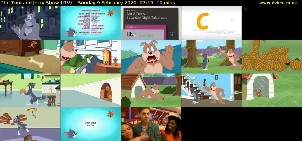 The Tom and Jerry Show (ITV) Sunday 9 February 2020 07:15 - 07:25