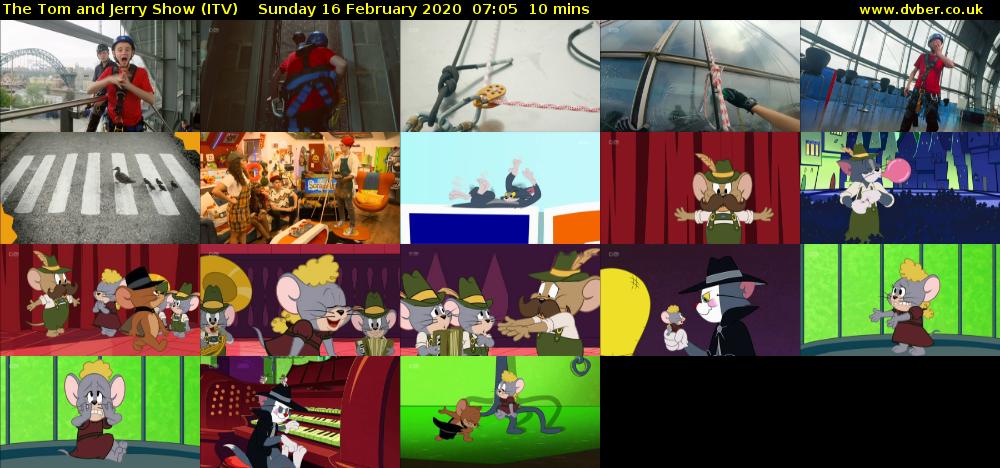 The Tom and Jerry Show (ITV) Sunday 16 February 2020 07:05 - 07:15