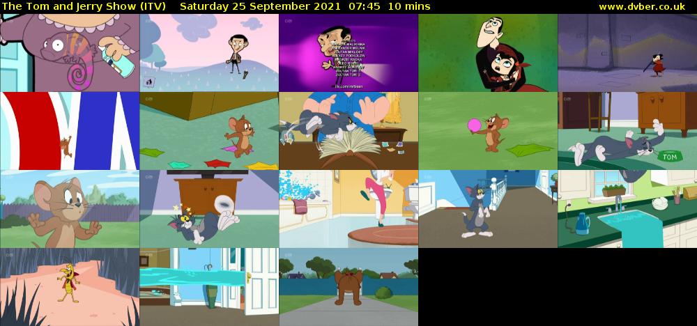 The Tom and Jerry Show (ITV) Saturday 25 September 2021 07:45 - 07:55