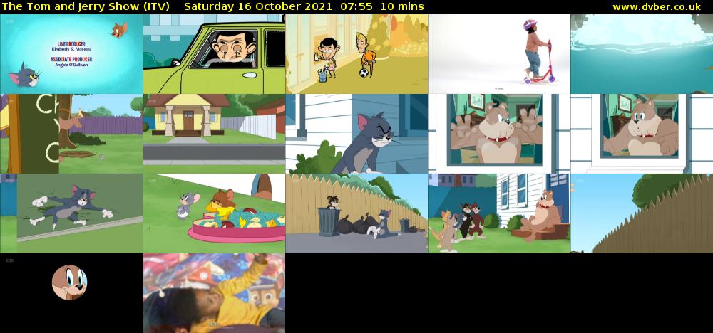 The Tom and Jerry Show (ITV) Saturday 16 October 2021 07:55 - 08:05