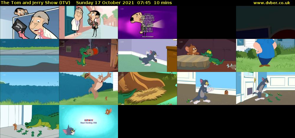 The Tom and Jerry Show (ITV) Sunday 17 October 2021 07:45 - 07:55