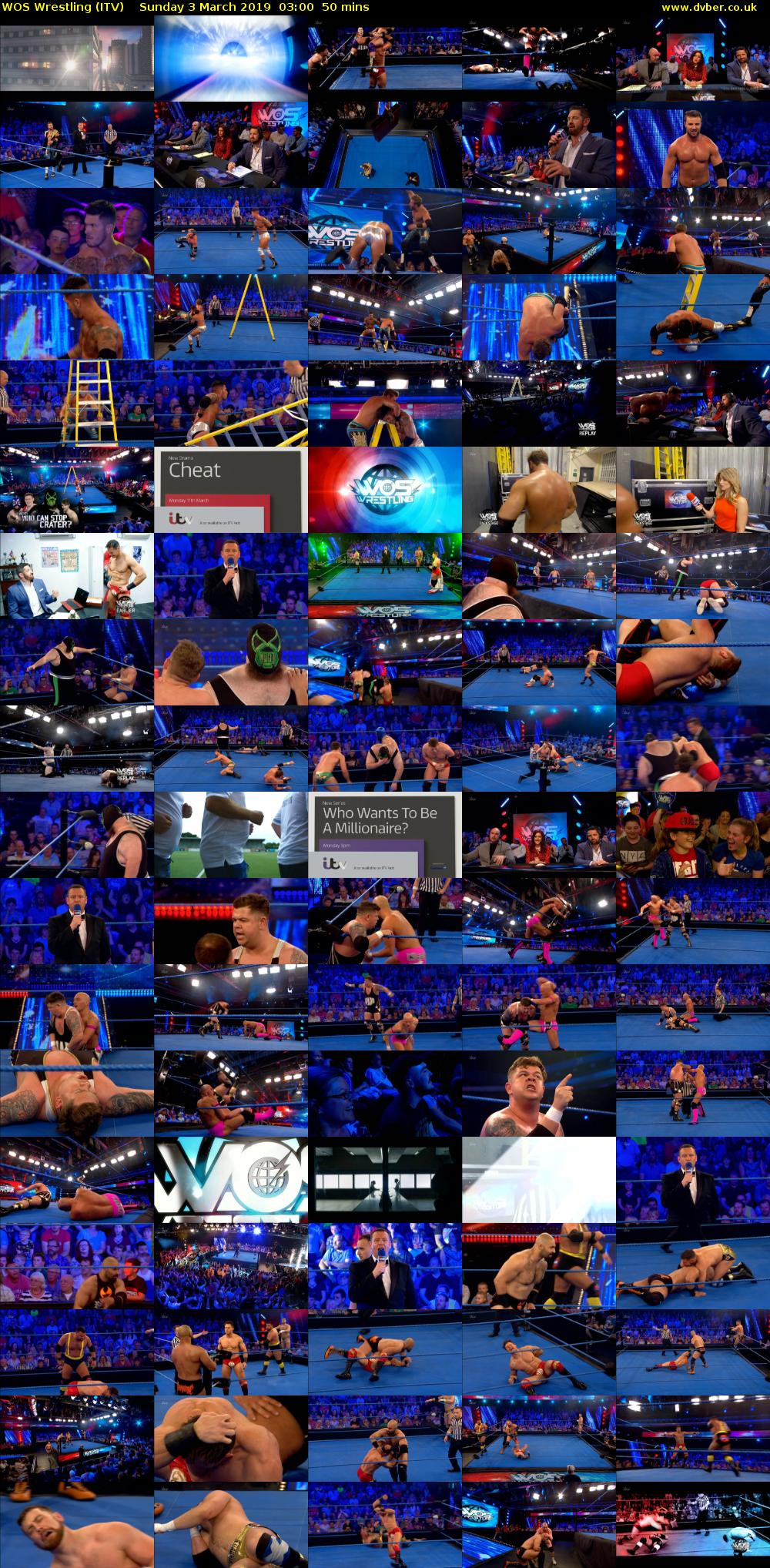 WOS Wrestling (ITV) Sunday 3 March 2019 03:00 - 03:50