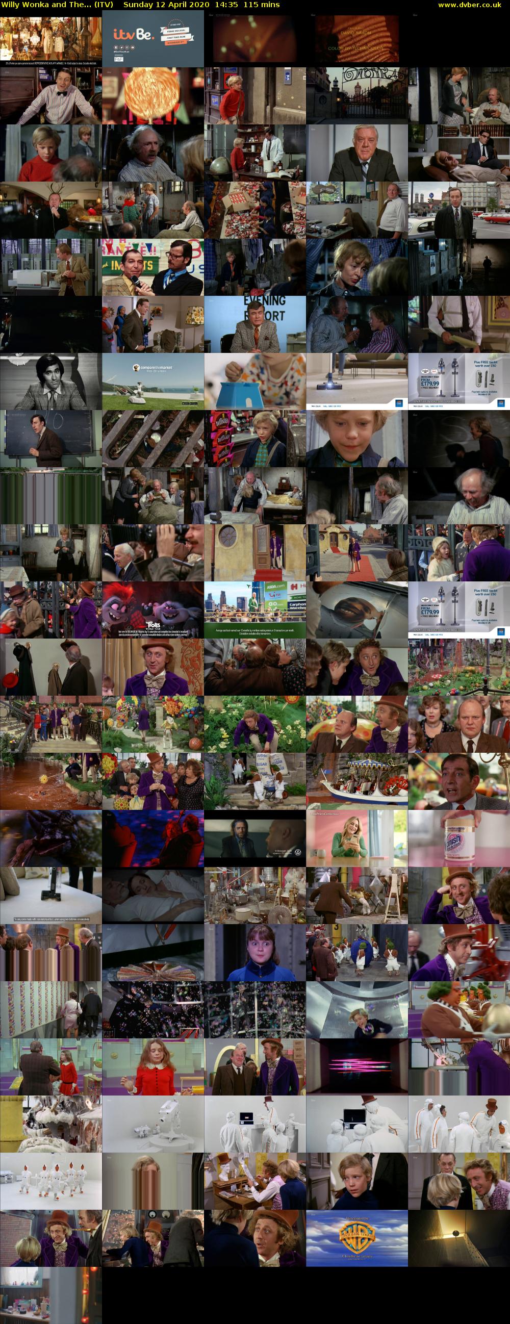 Willy Wonka and The... (ITV) Sunday 12 April 2020 14:35 - 16:30