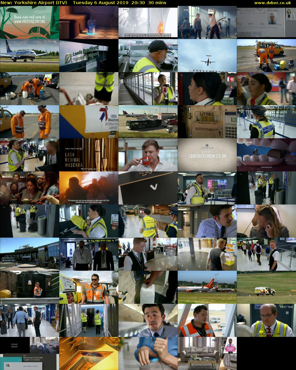 Yorkshire Airport (ITV) Tuesday 6 August 2019 20:30 - 21:00