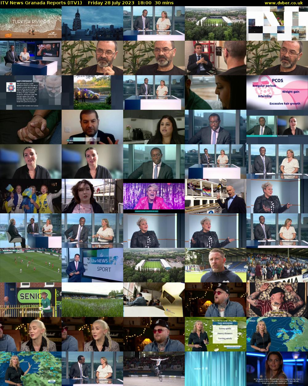 ITV News Granada Reports (ITV1) 202307281800