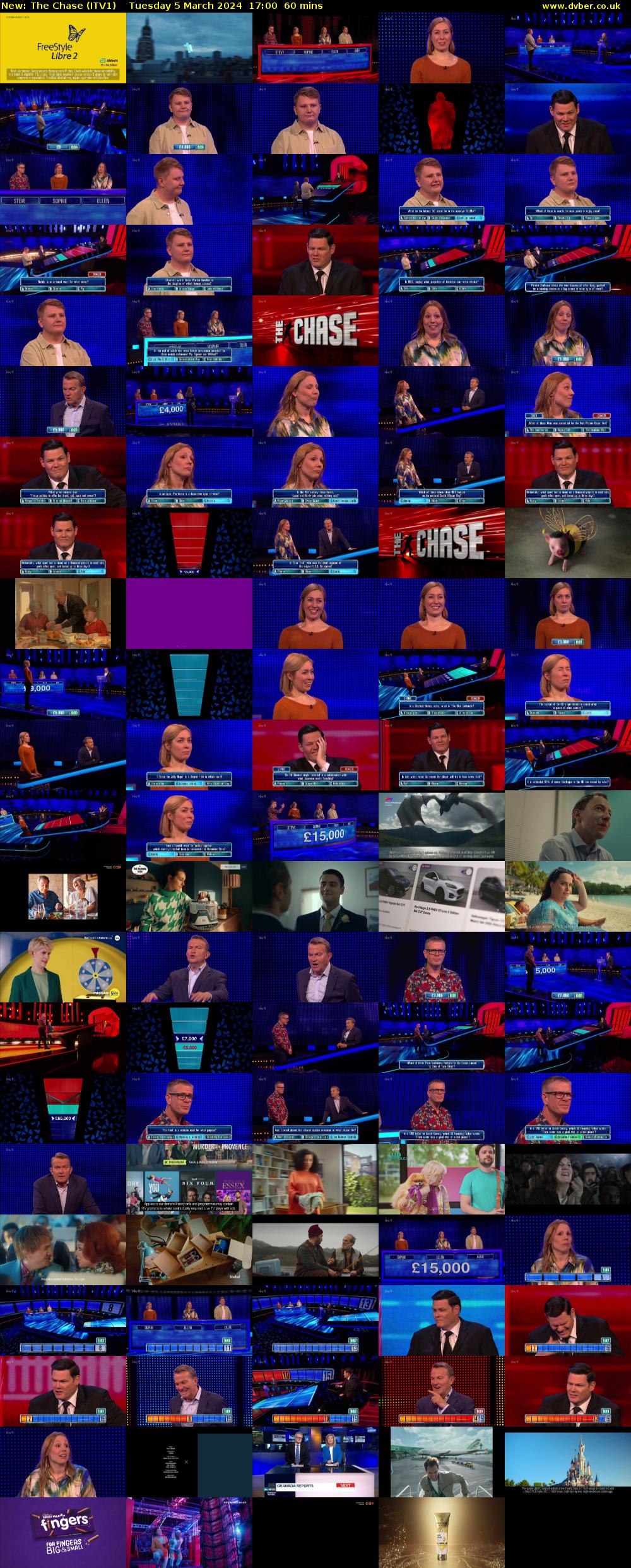 The Chase (ITV1) Tuesday 5 March 2024 17:00 - 18:00
