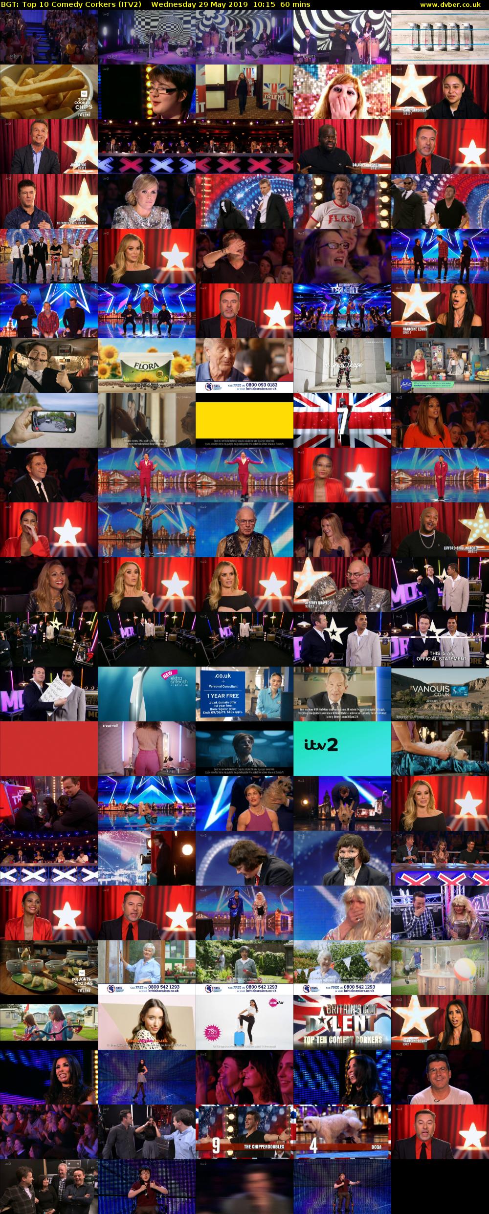BGT: Top 10 Comedy Corkers (ITV2) Wednesday 29 May 2019 10:15 - 11:15
