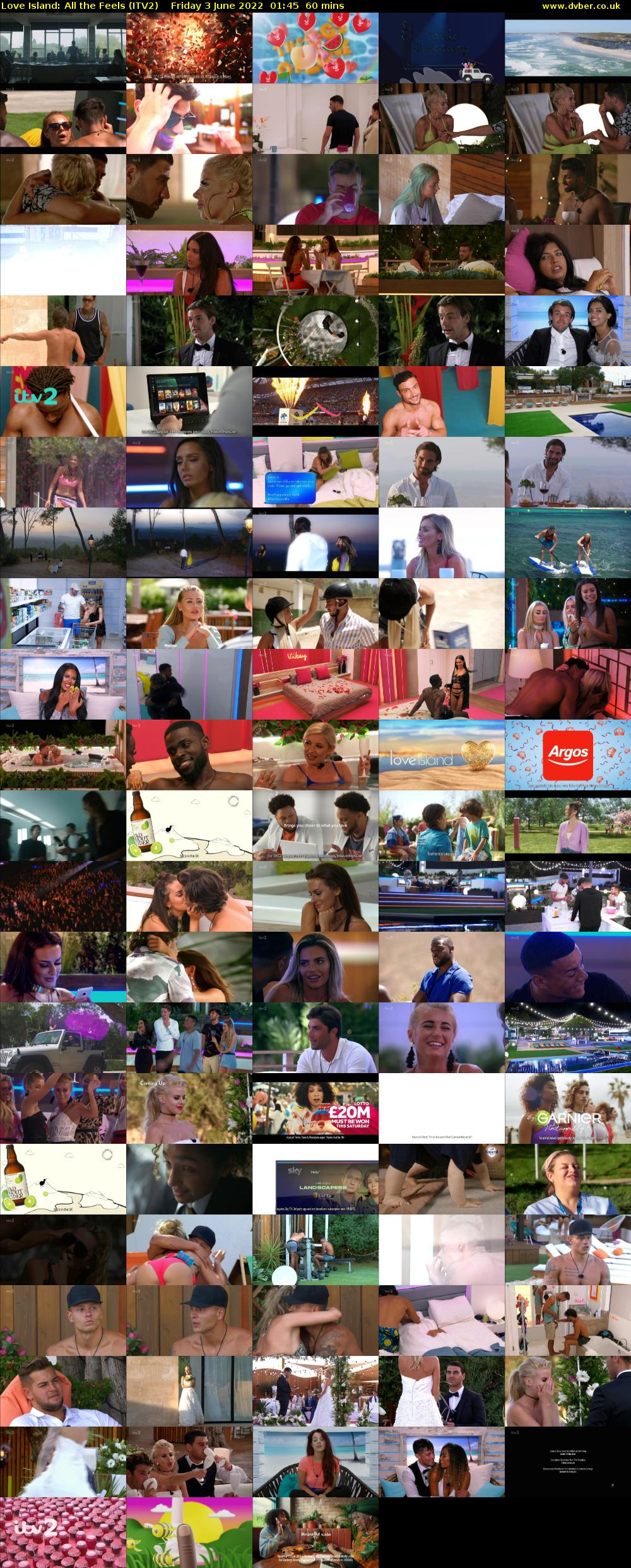 Love Island: All the Feels (ITV2) Friday 3 June 2022 01:45 - 02:45