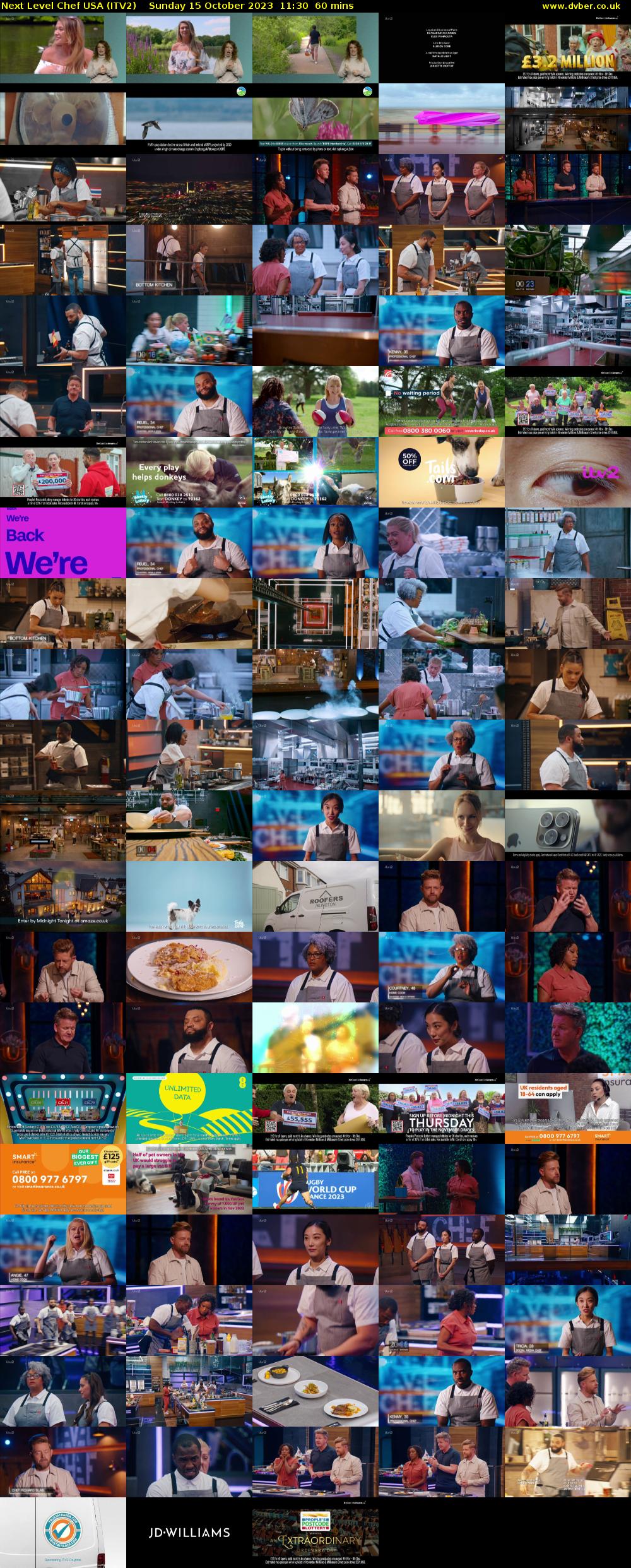 Next Level Chef USA (ITV2) Sunday 15 October 2023 11:30 - 12:30