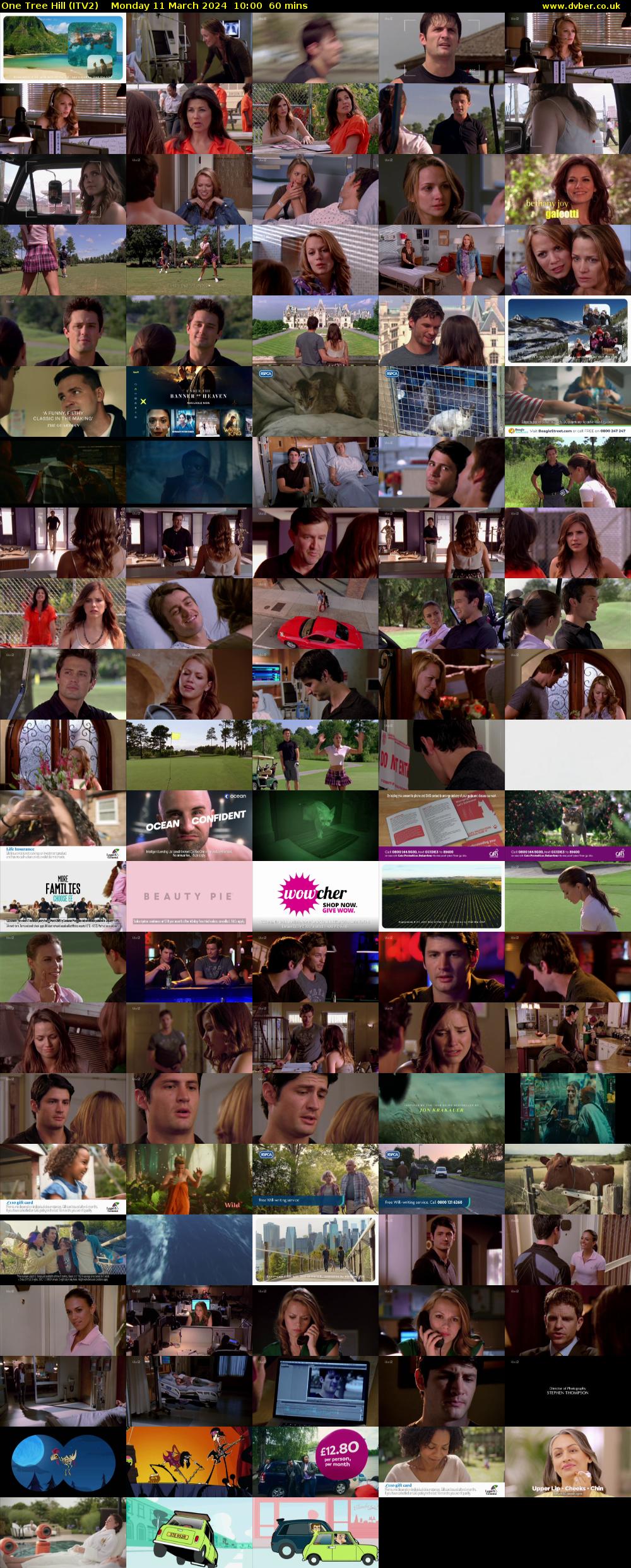 One Tree Hill (ITV2) Monday 11 March 2024 10:00 - 11:00