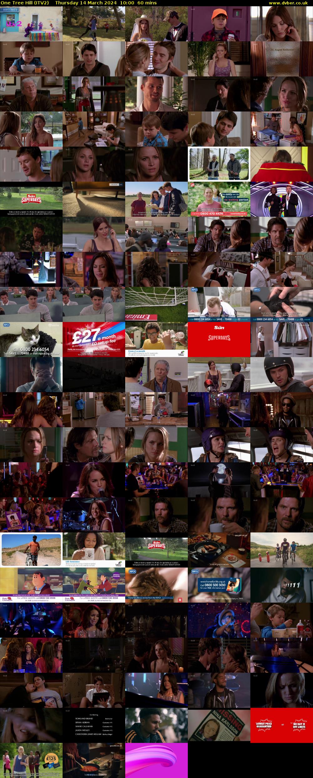 One Tree Hill (ITV2) Thursday 14 March 2024 10:00 - 11:00