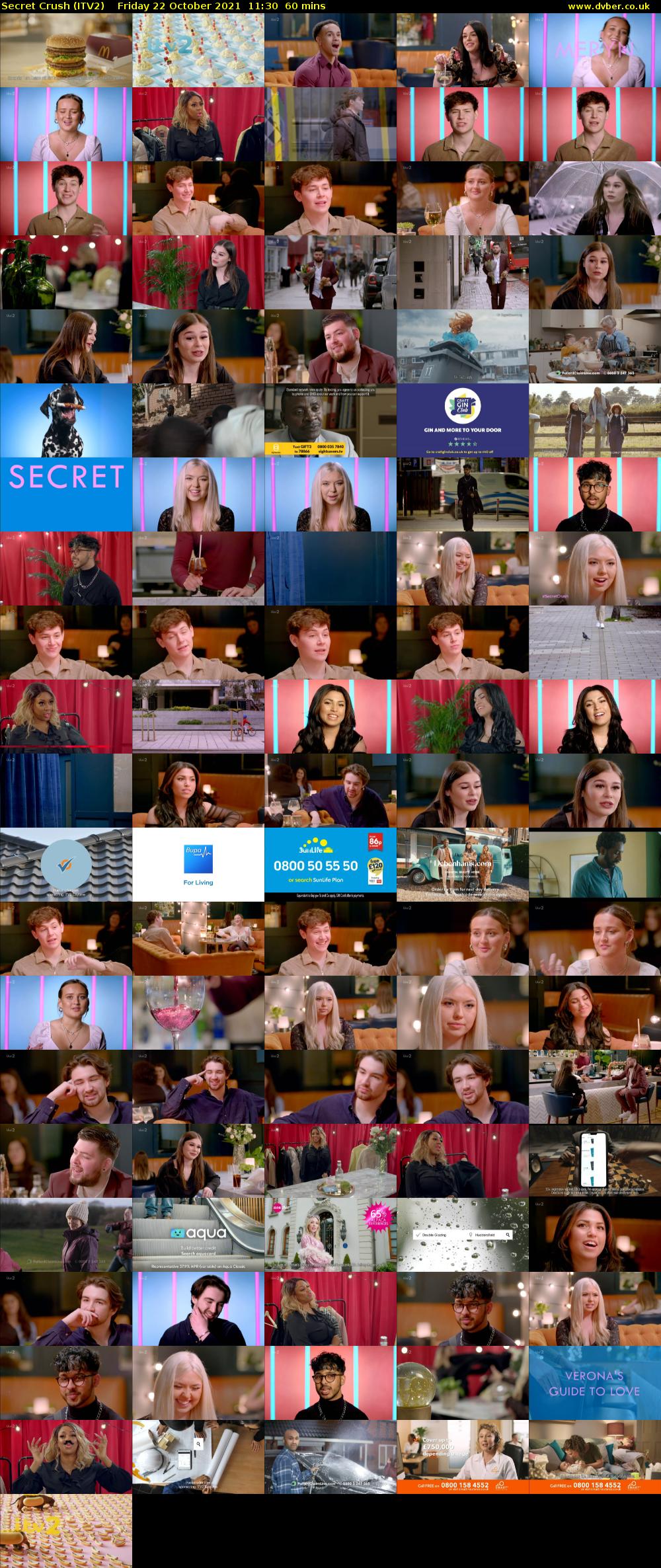 Secret Crush (ITV2) Friday 22 October 2021 11:30 - 12:30